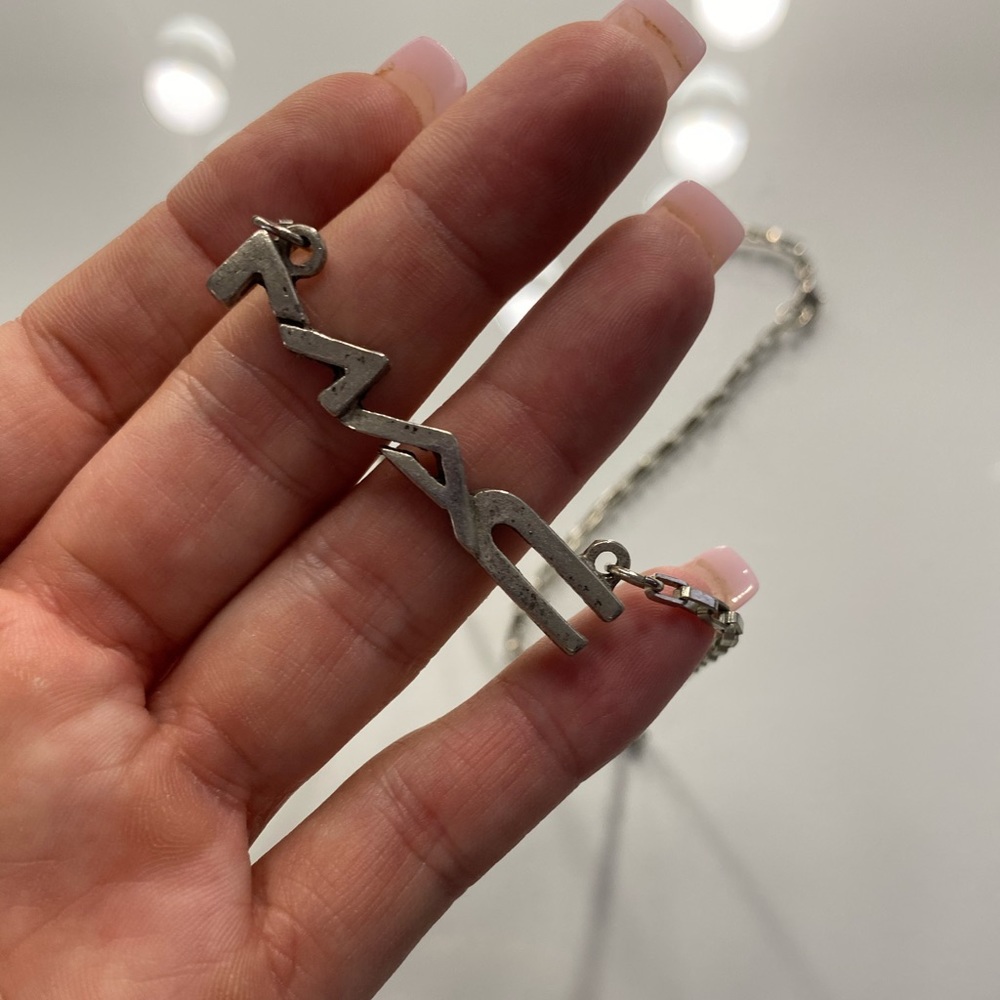 MAC employee necklace
